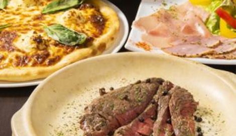 国産牛リブロースステーキコース