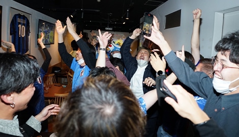 80人が入れる広々店内