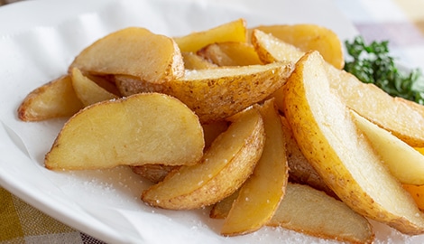 皮付きポテトのコンソメバター